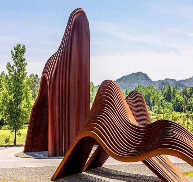 惠州锈钢板造型